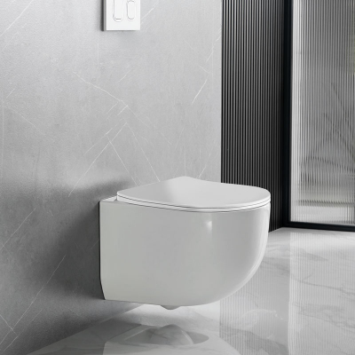 Унитаз подвесной Tornado Globo VT1-52T цвет белый, ультратонкое soft-close сиденье