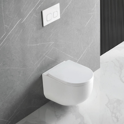 Унитаз подвесной Tornado Globo VT1-52T цвет белый, ультратонкое soft-close сиденье