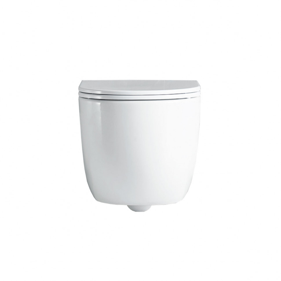 Унитаз подвесной Tornado Globo VT1-52T цвет белый, ультратонкое soft-close сиденье