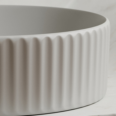 Умывальник CERAMICANOVA Element чаша накладная круглая 360 мм (цвет Серый Матовый) CN6057MSG