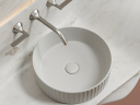 Умывальник CERAMICANOVA Element чаша накладная круглая 360 мм (цвет Серый Матовый) CN6057MSG
