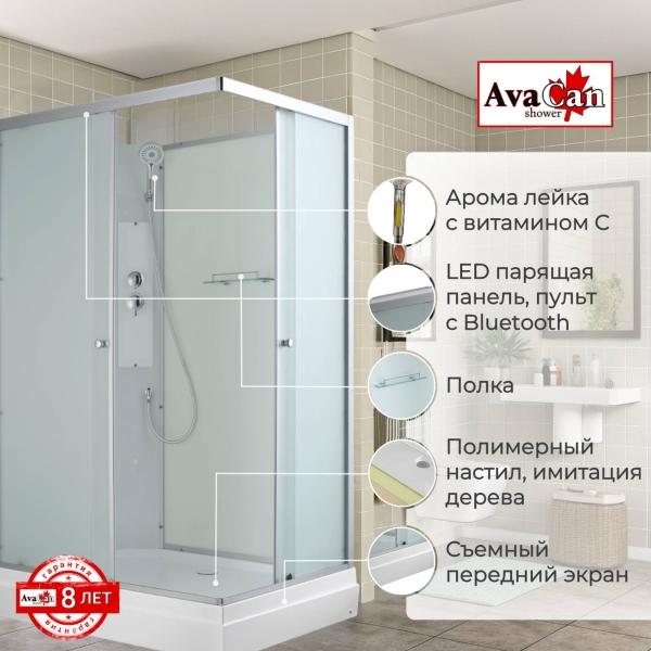 Душевая кабина CK2911N без крыши