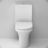 Унитаз-компакт напольный AM.PM X-Joy C85A8601SC безободковый с сиденьем микролифт, белый