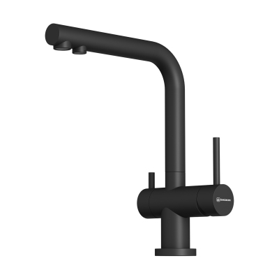 Смеситель для кухни Omoikiri Nagano-P-BL латунь/черный, 4974047