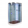 Душевая кабина DTO A 102 R LED с кнопкой и гидромассажем (120x80)