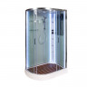 Душевая кабина DTO A 102 R LED с кнопкой и гидромассажем (120x80)