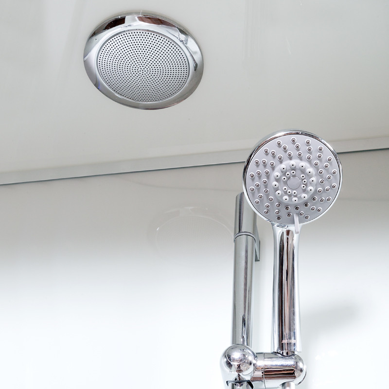 Душевая кабина DTO A 102 R LED с кнопкой и гидромассажем (120x80)